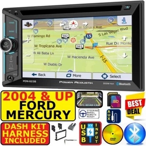 04 & UP FORD MERCURY GPS NAVIGATION BLUETOOTH CD/DVD USB SD AUX CAR RADIO STEREO - Picture 1 of 12