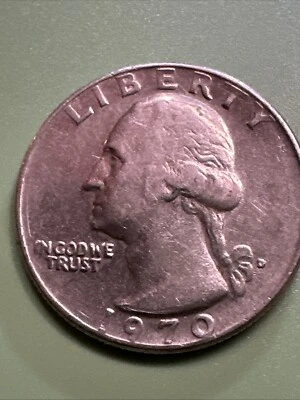 1970D Washington Quarter DDO/DDR Die Cracks Chips - Image 1 of 4