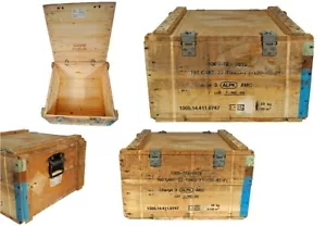 Armee Munitionskiste Transportkiste ALPK Holzkiste Truhe Koffer Werkzeugbox - Bild 1 von 5