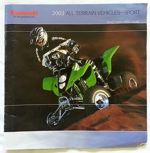 2003 Kawasaki Sport ATV Dealer Sales Promo Brochure - Picture 1 of 3