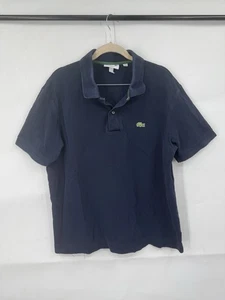 Lacoste Preppy Poloshirt Damen XL dunkelblau Classic Fit Privatschule Freizeit - Bild 1 von 9