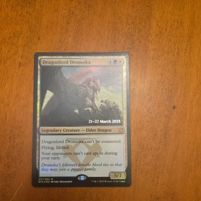 MTG Dragonlord Dromoka Prerelease Cards Foil NM MTG  - Image 1 of 3