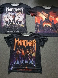 3 VERSCHIEDENE MANOWAR T-SHIRTS+BANNER! - Bild 1 von 2