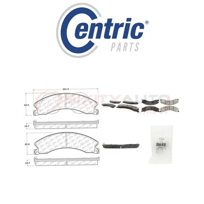Centric Fleet Disc Brake Pads w Hardware for 2009-2016 GMC Savana 4500 6.0L ci Foto 1 de 4