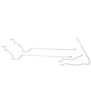 Para 00-07 Chevy Impala con ABS, Kit de línea de freno intermedio acero AIN0006OM - Imagen 1 de 2