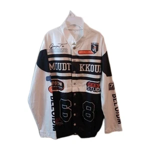 Moudt Kkoub Racing Team Jacket Sz M  Bikercore Moto Pre-owned  - Picture 1 of 9