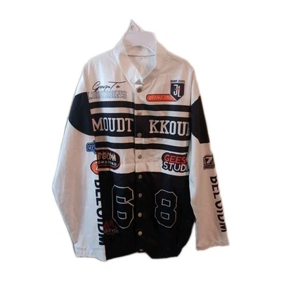 Moudt Kkoub Racing Team Jacket Sz M  Bikercore Moto Pre-owned  - Image 1 of 4