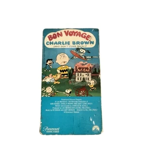 Bon Voyage Charlie Brown and Don't Come Back 1980 VHS Peanuts Vintage 80s - Picture 1 of 12