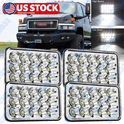 Faro LED 4x6" para camión GMC C1500 C2500 C3500 K1500 2500 3500 1982-86 Foto 1 de 4