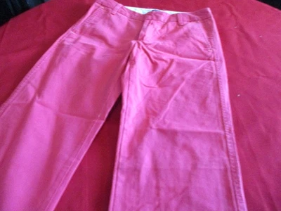GAP ORIGINAL BOY CUT  Pink Cotton Pants, Size Junior's 1 - Image 1 of 4