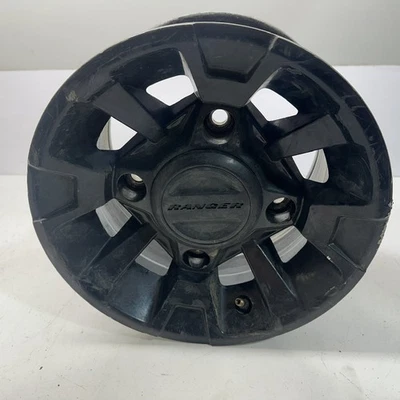 Rim-Rear, 12x8, Alum, 26.2 Offset, Black - 2020 POLARIS Ranger XP 1000 - Image 1 of 4