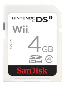 SanDisk 4GB Gaming SD Card For Nintendo DSi Pack For DS Memory Expansion 7E - Picture 1 of 3