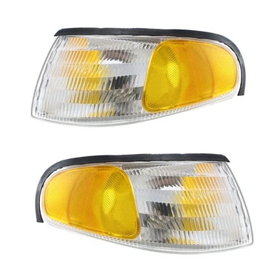 For Ford Mustang 1994-1998 Parking Light Driver and Passenger Side,Pair Halogen - Image 1 of 4