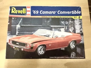 VINTAGE REVELL 69 CAMARO CONVERTIBLE 85-7676 MODEL KIT 1/25 NEW BB1 - Bild 1 von 3