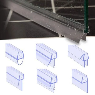 Shower Screen Seal Strip Bathroom Door Replacement Straight 4-8mm Glass 29mm Gap - Image 1 of 4