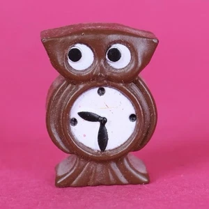 Nintendo Animal Crossing Eulenuhr Gacha Original Kunststoff kleines Modell - Bild 1 von 2