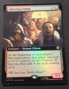 Cheering Crowd - Foil - Extended Art - SPM - MTG - EN - NM - 0270 - Picture 1 of 1