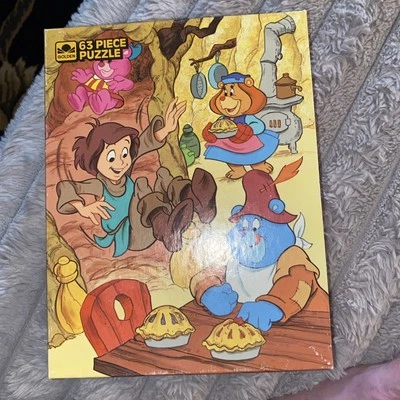 Rompecabezas de 63 piezas de colección 1986 Golden 4630 Disney Adventures of the Gummi Bears Foto 1 de 4