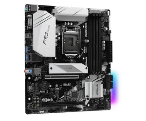 ASRock B460M Pro4 LGA1200 mATX Motherboard Intel B460 Chipset DDR4 HDMI USB 3.2 - Picture 1 of 4