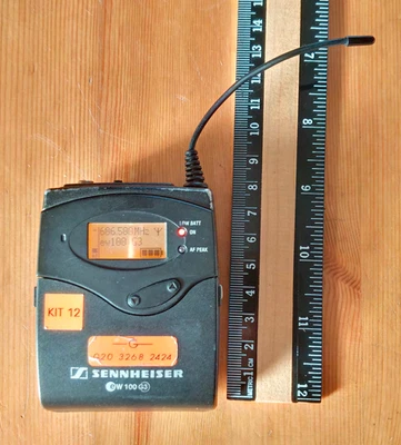 Sennheiser SK100 G3 Bodypack Transmitter - GB 606-648 MHz (for EW100 G3 System) - Image 1 of 4