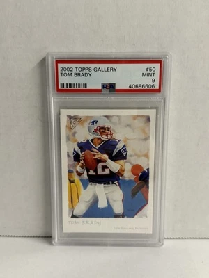 2002 Topps Gallery Tom Brady PSA 9 50 Mint - Image 1 of 2