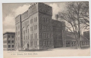Fall River MA Armory 1905 Rotograph UDB Postcard - Picture 1 of 2