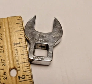 Llave de pie de gallo de extremo abierto Snap-On 3/8" Drive 9/16" FCO18 1983 SAE - Imagen 1 de 6