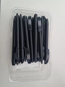 Schwarze Kugelschreiber 30 Stück (Schrift blau) - Bild 1 von 2