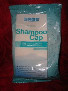 Sage Products Rinse-Free Premoistened Disposable Shampoo Cap w/Conditioner - Picture 1 of 2