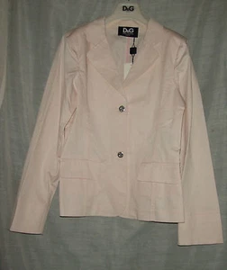 DOLCE & GABBANA JUNIOR VESTE EN COTON TAILLE M OU 16 ANS (155-161 CM) ROSE CLAIR - Picture 1 of 8