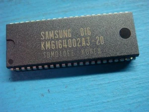 (1) SAMSUNG KM6164002AJ-20 4 MEG 256Kx16 SRAM MEMORIA CMOS 5V 20NS 44 PIN SOJ - Imagen 1 de 4