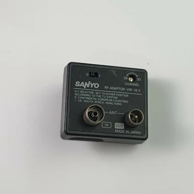 LIKE NEW! Sanyo RF Adaptor VRF-18 E for Sanyo Camcorders - Made In Japan - Image 1 of 4