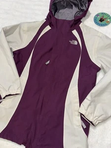 The North Face Girls XL Women’s Small Hyvent Purple White Winter Hooded Jacket - Picture 1 of 17