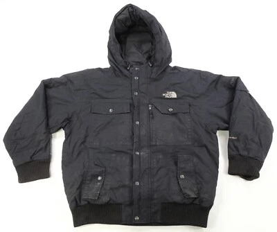 Редкий винтажный North Face Hyvent 4 карман с капюшоном лыж куртка 90-х 2000-х TNF черный XL - Изображение 1 из 4