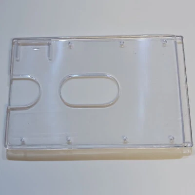 Porta badge / tesserino da taschino in plastica rigida - Confezione da 25 pezzi - Immagine 1 di 3