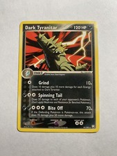 2004 Pokemon EX Team Rocket Dark Tyranitar Non Holo Rare 19/109 LP-MP