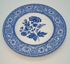 Rosemont Blue QUEEN'S 10.5" Plate ~Fine Earthenware~Blue & White