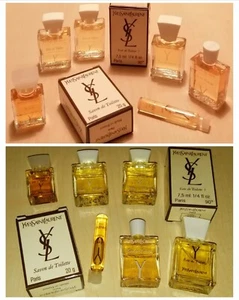Y ~Yves Saint Laurent~ Vintage Set Mini's 7,5 Eau de Toilette 3,5 Parfum & Seife - Bild 1 von 1