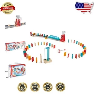 Set Domino Doppio Lato Colorato con Ruota Momentum e Martello Robot per Bambini 4+ - Foto 1 di 7