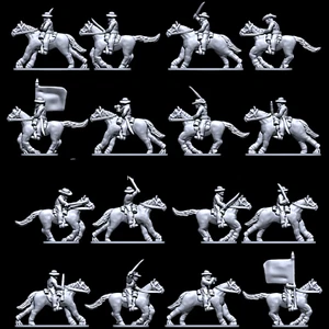 13.5mm Epic Scale American Civil War Confederate Cavalry Wargames Collectors - Picture 1 of 3