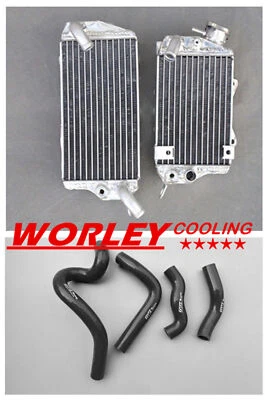 CA-FOR Kawasaki KLX650 KLX 650 1993-1996 1994 Aluminum radiator and hose BLACK Foto 1 de 4