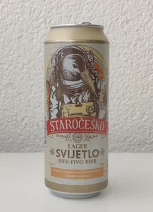 Empty 2020-A Staročeško Pale Lager Beer can; 500 ml / 16.9 fl oz; TOP (Croatia) - Picture 1 of 5