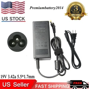 65W AC  Adapter Charger for Acer Aspire 5335 5516 5517 5532 Power Supply Cord  - Picture 1 of 4