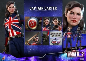 Hot Toys TMS059 Disney’s + ¿Y si...? - Figura CAPTAIN CARTER 1/6TH NUEVO - Imagen 1 de 5