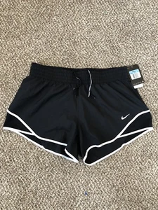 Nike Women's Tempo Running Activewear Short Size Medium Black 728250-012 FC117 - Picture 1 of 8