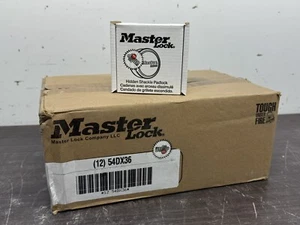 Lote de 12 MASTER LOCK 6271NKAW600A Candado Redondo con Llave 54DX36 - Z90 - Imagen 1 de 5