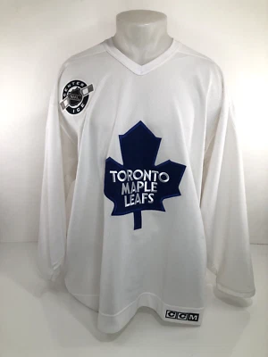 TORONTO MAPLE LEAFS / CCM / CENTER ICE Embroidered Vintage XL Jersey - Image 1 of 4