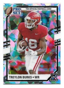 Juego Treylon Burks 2022 Leaf Pro Silver Crystal RC PSB-TB1 Tennessee Titans - Imagen 1 de 2