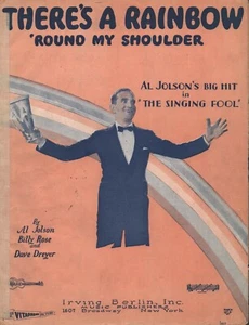 There's A Rainbow 'Round My Shoulder - 1928 - Al Jolson - Imagen 1 de 2