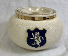 Vintage St Martin's Ceramic Varsity Marmalade Jar, Scottish Rampant Lion Crest